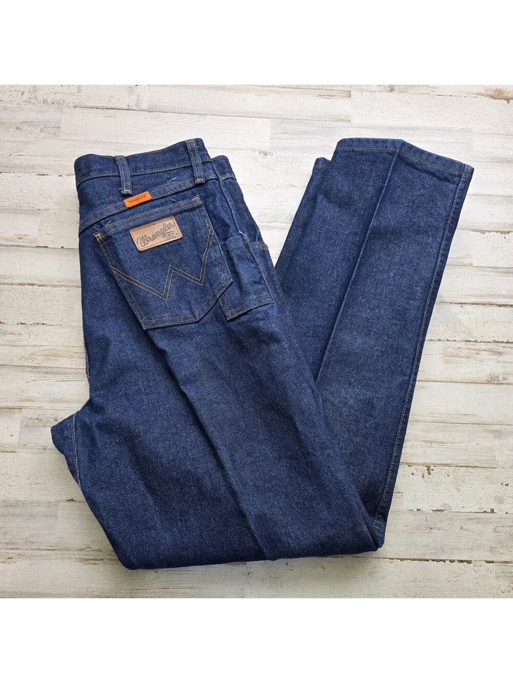 Wrangler FR Flame Resistant Relaxed Fit Jeans Mens 34x32 Blue Denim 10FR31MWZ